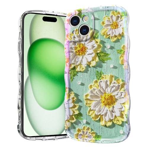 3D Muster Magnetische Handyhülle für iPhone 15 Plus, Ultra Dünn Stoßfest Blume Schutzhülle 3D Muster Magnetische Handyhülle für iPhone 15 Plus, Ultra Dünn Stoßfest Blume Schutzhülle von iTape