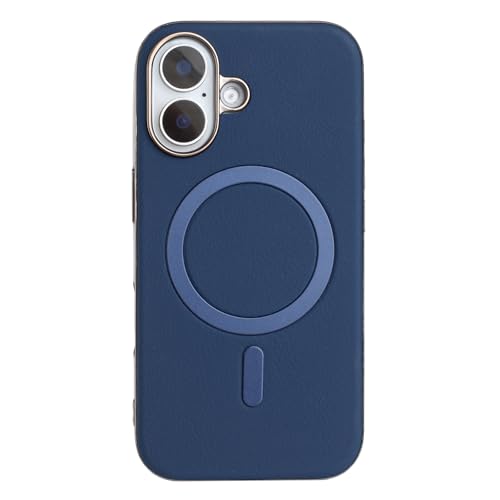 Galvanikrahmen Handyhülle geeignet für iPhone 16 Plus, dünne und leichte magnetische Handyhülle, unterstützt kabelloses Laden, wasserdicht und sturzfest Blau Galvanikrahmen Handyhülle geeignet für iPhone 16 Plus, dünne und leichte magnetische Handyhülle, unterstützt kabelloses Laden, wasserdicht und sturzfest Blau von iTape