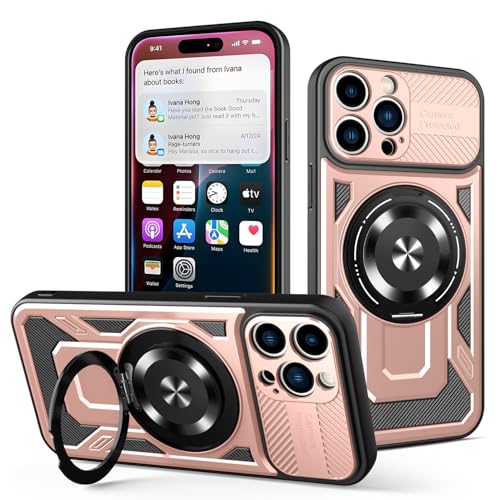 Hartbeschichtete PC-Schutzhülle für iPhone 14 Pro Max, mit 360° drehbarem Metallring, starke magnetische Autohalterung, unterstützt kabelloses Laden Hartbeschichtete PC-Schutzhülle für iPhone 14 Pro Max, mit 360° drehbarem Metallring, starke magnetische Autohalterung, unterstützt kabelloses Laden von iTape
