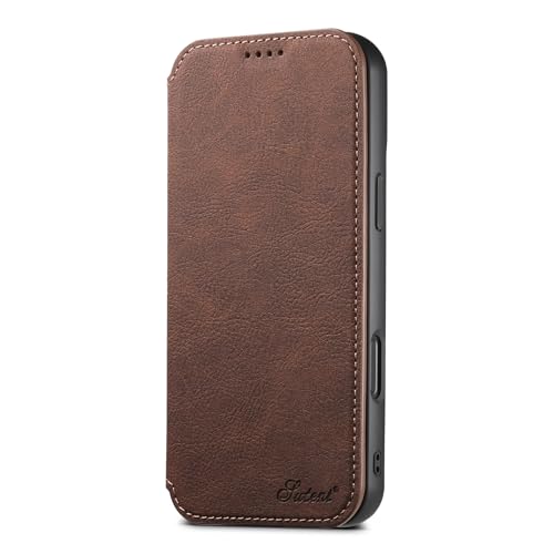 Litchi Muster Magnetische Leder Handyhülle für iPhone 16, Kreditkartenfach Brieftasche, Flip Cover Ständer, unterstützt kabelloses Laden Braun Litchi Muster Magnetische Leder Handyhülle für iPhone 16, Kreditkartenfach Brieftasche, Flip Cover Ständer, unterstützt kabelloses Laden Braun von iTape