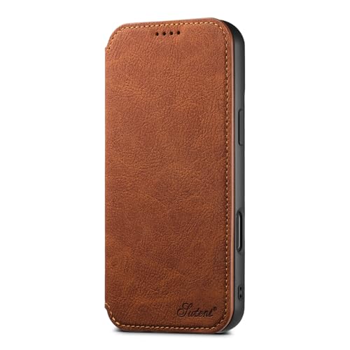 Litchi Muster Magnetische Leder Handyhülle für iPhone 16 Plus, Kreditkartenfach Brieftasche, Flip Cover Ständer, unterstützt kabelloses Laden von iTape