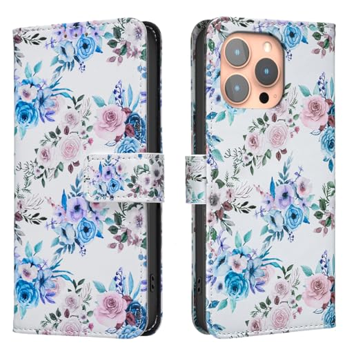 Painted Leather Case Flip Phone Case for iPhone 16 Pro max, Blue Butterfly Flower Rose Multifunctional Leather Phone Case Wallet Flip Stand with Multi-Card Slot Pocket Painted Leather Case Flip Phone Case for iPhone 16 Pro max, Blue Butterfly Flower Rose Multifunctional Leather Phone Case Wallet Flip Stand with Multi-Card Slot Pocket von iTape