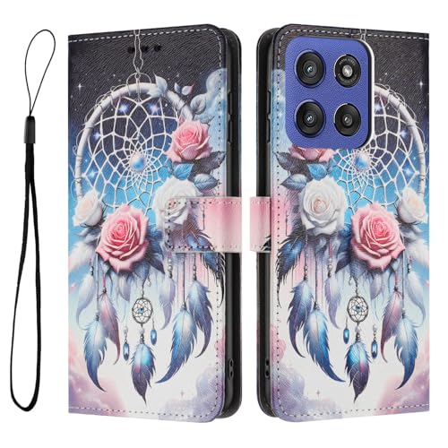 iTape Brieftasche Handyhülle für Motorola Moto Edge 60 Fusion Gemalt Sonnenblume Mandala Schmetterling Mehrere Kartenfächer Flip Stand Crossbody Handgelenkschlaufe Geeignet für Damen Handyhülle iTape Brieftasche Handyhülle für Motorola Moto Edge 60 Fusion Gemalt Sonnenblume Mandala Schmetterling Mehrere Kartenfächer Flip Stand Crossbody Handgelenkschlaufe Geeignet für Damen Handyhülle von iTape