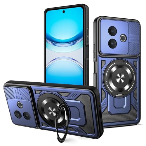iTape Hartbeschichtete PC-Schutzhülle für Vivo Y39 5G, mit 360° drehbarem Metallring, starke magnetische Autohalterung, unterstützt kabelloses Laden, Blau iTape Hartbeschichtete PC-Schutzhülle für Vivo Y39 5G, mit 360° drehbarem Metallring, starke magnetische Autohalterung, unterstützt kabelloses Laden, Blau von iTape