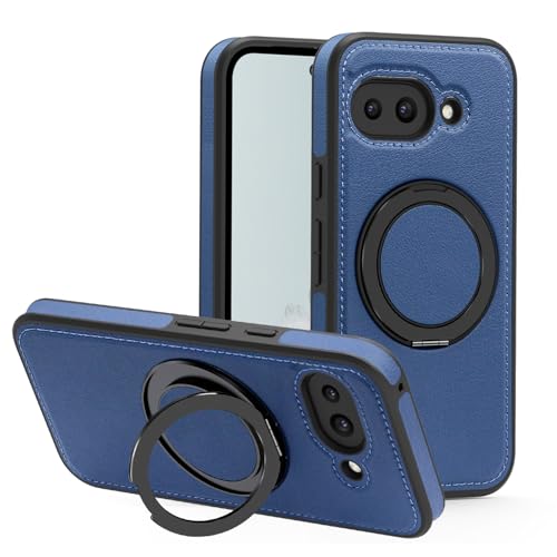 iTape Magnetische Handy Schutzhülle für Google Pixel 9a, Ringschnalle 360° Drehbarer Ständer unterstützt kabelloses Laden, Starke magnetische Autohalterung Blau iTape Magnetische Handy Schutzhülle für Google Pixel 9a, Ringschnalle 360° Drehbarer Ständer unterstützt kabelloses Laden, Starke magnetische Autohalterung Blau von iTape
