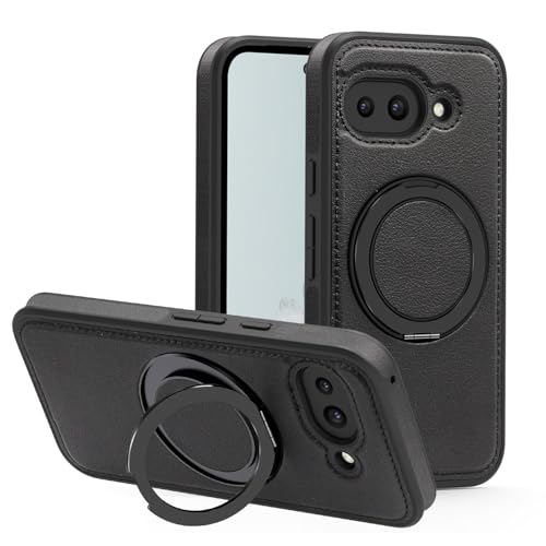 iTape Magnetische Handy Schutzhülle für Google Pixel 9a, Ringschnalle 360° Drehbarer Ständer unterstützt kabelloses Laden, starke magnetische Autohalterung Schwarz iTape Magnetische Handy Schutzhülle für Google Pixel 9a, Ringschnalle 360° Drehbarer Ständer unterstützt kabelloses Laden, starke magnetische Autohalterung Schwarz von iTape