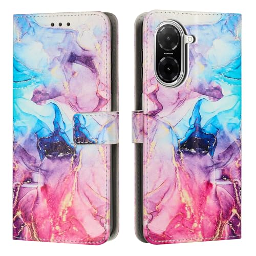 iTape Schutzhülle für Xiaomi Poco C71 4G mit Kartenfächern, PU-Leder, Klappständer, magnetisch, mit Handschlaufe, gemaltes Marmormuster iTape Schutzhülle für Xiaomi Poco C71 4G mit Kartenfächern, PU-Leder, Klappständer, magnetisch, mit Handschlaufe, gemaltes Marmormuster von iTape