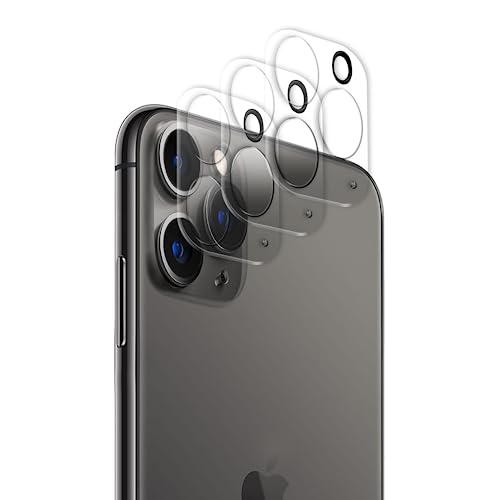 iTedel 3er-Pack iPhone 11 Pro und iPhone 11 Pro Max Panzerglas Kameraschutz, Vollständig Transparent, Hohe Auflösung, Kratzfest und Fingerabdruckresistent von iTedel