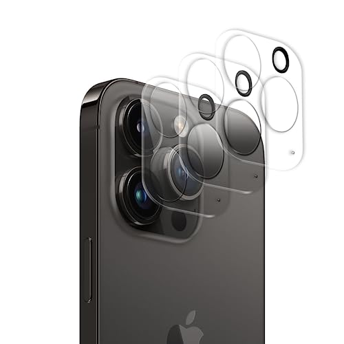 iTedel 3er Pack iPhone 14 Pro und iPhone 14 Pro Max Kameraschutz Panzerglas - Klare Sicht, hohe Auflösung, Kratz- und Fingerabdruckschutz von iTedel