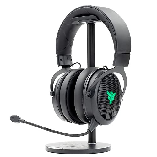 Itek 2022 - Gaming Headset H500WB - Gaming Headset mit abnehmbarem Mikrofon - Bluetooth Gaming Headset - Externe Geräuschunterdrückung - LED Beleuchtung - Geeignet für PC und Konsole - Schwarz - von iTek