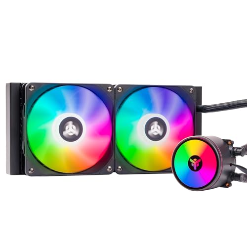 Itek Flüssigkeitskühler EVOLIQ 240 V2 ARGB – 240mm – Universeller Sockel – PWM Lüfter – ARGB von iTek