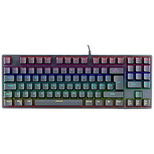 Itek Gaming-Tastatur X50 – Mechanisch, Blauer Switch OUTEMU, RGB, Software, 90 Tasten, kompakt von iTek
