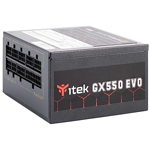 Netzteil GX550 EVO - SFX, 550W, 80Plus Gold, FDB 92mm, Japanisches Cond, modular von iTek