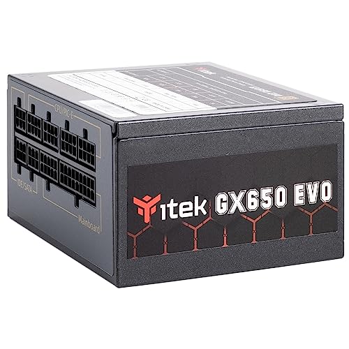 Netzteil GX650 EVO - SFX, 650W, 80Plus Gold, FDB 92mm, Japanisches Cond, modular von iTek
