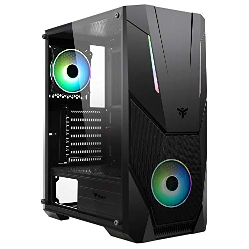 iTek SPACIRC VO Gaming Middle Tower 2x12cm ARGB Fan USB3, ITGCASCVO von iTek