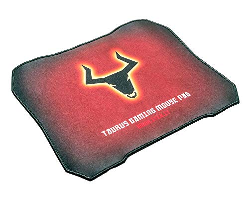 iTek Taurus V1 M schwarz, rot – Mauspad (Bild, Gummi, Schwarz, Rot) von iTek