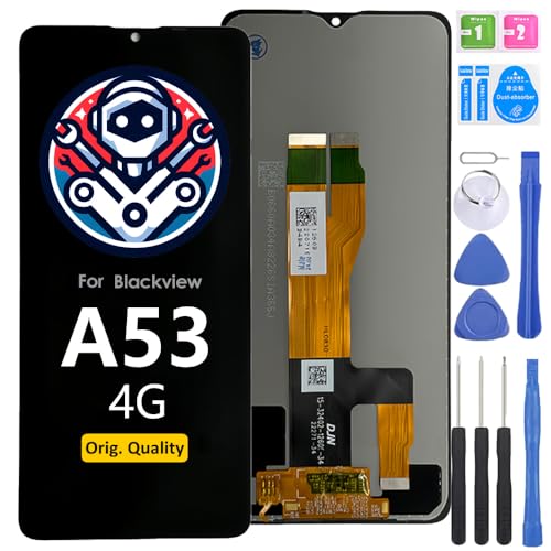 iYAiYO Bildschirm Ersatz Display LCD Touch Screen für Blackview A53 Original Vormontiertes Display Mit Werkzeug von iYAiYO