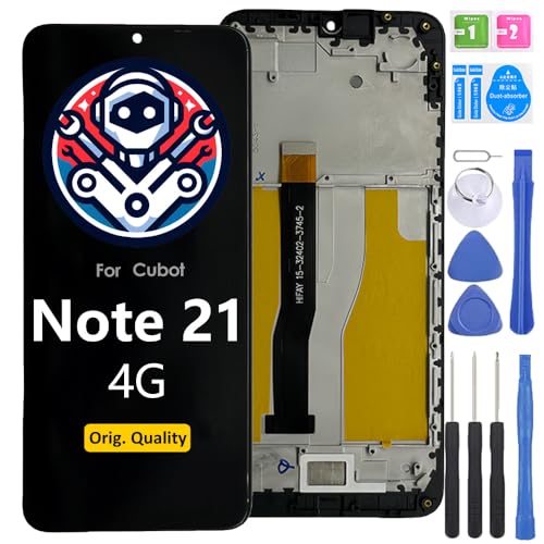 iYAiYO Bildschirm Ersatz Display LCD Touch Screen für Cubot Note 21 Original mit Rahmen Vormontiertes Display Mit Werkzeug iYAiYO Bildschirm Ersatz Display LCD Touch Screen für Cubot Note 21 Original mit Rahmen Vormontiertes Display Mit Werkzeug von iYAiYO