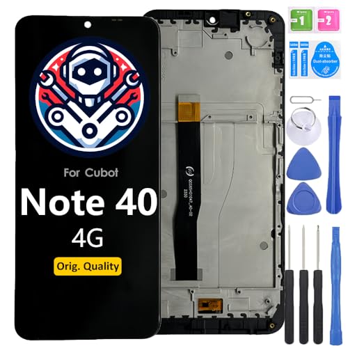 iYAiYO Bildschirm Ersatz Display LCD Touch Screen für Cubot Note 40 Original mit Rahmen Vormontiertes Display Mit Werkzeug iYAiYO Bildschirm Ersatz Display LCD Touch Screen für Cubot Note 40 Original mit Rahmen Vormontiertes Display Mit Werkzeug von iYAiYO