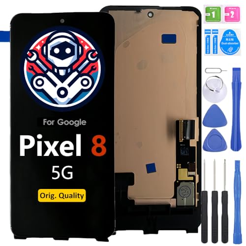 iYAiYO Bildschirm Ersatz Display LCD Touch Screen für Google Pixel 8 OLED Original mit Rahmen Vormontiertes Display Mit Werkzeug iYAiYO Bildschirm Ersatz Display LCD Touch Screen für Google Pixel 8 OLED Original mit Rahmen Vormontiertes Display Mit Werkzeug von iYAiYO