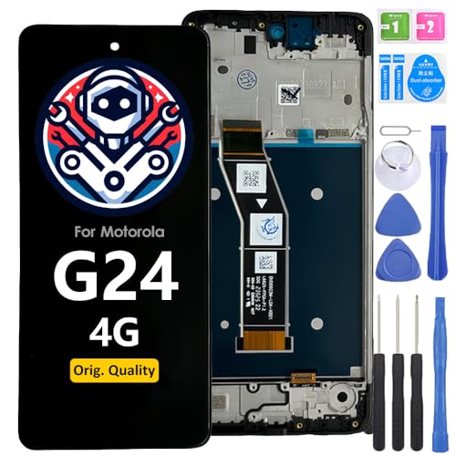 iYAiYO Bildschirm Ersatz Display LCD Touch Screen für Motorola Moto G24 Original mit Rahmen Vormontiertes Display Mit Werkzeug iYAiYO Bildschirm Ersatz Display LCD Touch Screen für Motorola Moto G24 Original mit Rahmen Vormontiertes Display Mit Werkzeug von iYAiYO