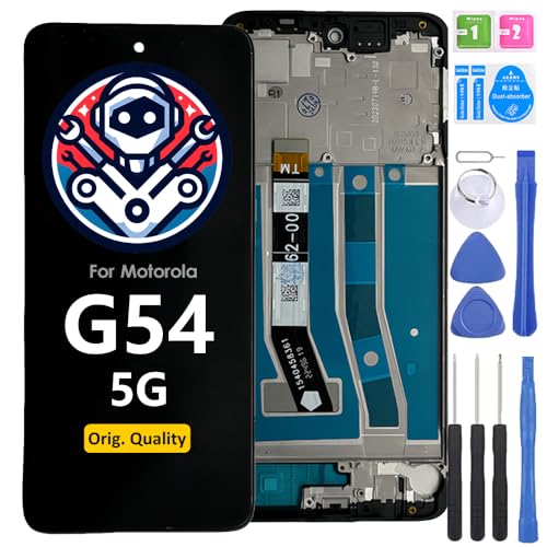 iYAiYO Bildschirm Ersatz Display LCD Touch Screen für Motorola Moto G54 Original mit Rahmen Vormontiertes Display Mit Werkzeug iYAiYO Bildschirm Ersatz Display LCD Touch Screen für Motorola Moto G54 Original mit Rahmen Vormontiertes Display Mit Werkzeug von iYAiYO