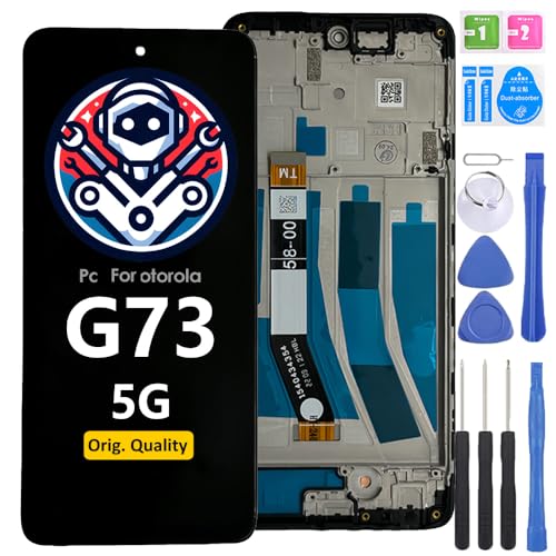 iYAiYO Bildschirm Ersatz Display LCD Touch Screen für Motorola Moto G73 5G Original mit Rahmen Vormontiertes Display Mit Werkzeug iYAiYO Bildschirm Ersatz Display LCD Touch Screen für Motorola Moto G73 5G Original mit Rahmen Vormontiertes Display Mit Werkzeug von iYAiYO