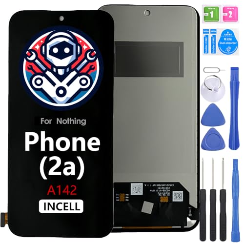 iYAiYO Bildschirm Ersatz Display LCD Touch Screen für Nothing Phone (2a) incell Vormontiertes Display Mit Werkzeug von iYAiYO