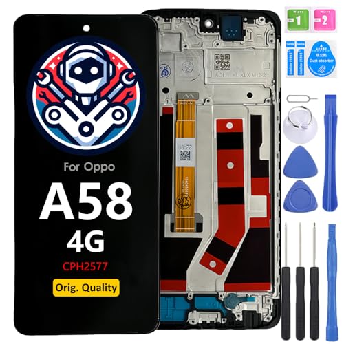 iYAiYO Bildschirm Ersatz Display LCD Touch Screen für Oppo A58 4G Original mit Rahmen Vormontiertes Display Mit Werkzeug iYAiYO Bildschirm Ersatz Display LCD Touch Screen für Oppo A58 4G Original mit Rahmen Vormontiertes Display Mit Werkzeug von iYAiYO