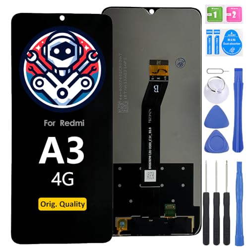 iYAiYO Bildschirm Ersatz Display LCD Touch Screen für Redmi A3 Original Vormontiertes Display Mit Werkzeug von iYAiYO