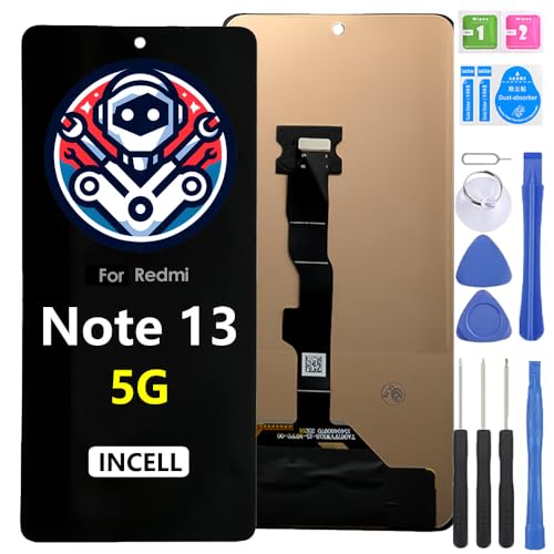 iYAiYO Bildschirm Ersatz Display LCD Touch Screen für Redmi Note 13 5G incell Vormontiertes Display Mit Werkzeug iYAiYO Bildschirm Ersatz Display LCD Touch Screen für Redmi Note 13 5G incell Vormontiertes Display Mit Werkzeug von iYAiYO