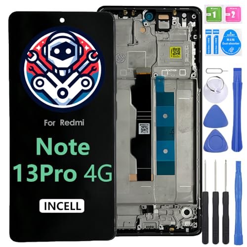 iYAiYO Bildschirm Ersatz Display LCD Touch Screen für Redmi Note 13 Pro 4G incell mit Rahmen Vormontiertes Display Mit Werkzeug iYAiYO Bildschirm Ersatz Display LCD Touch Screen für Redmi Note 13 Pro 4G incell mit Rahmen Vormontiertes Display Mit Werkzeug von iYAiYO