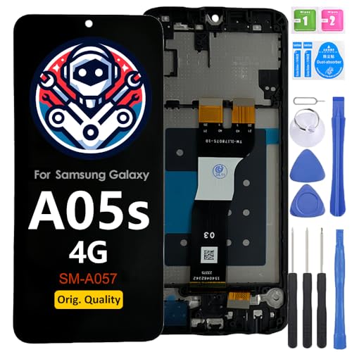 iYAiYO Bildschirm Ersatz Display LCD Touch Screen für Samsung Galaxy A05s SM-A057 Original mit Rahmen Vormontiertes Display Mit Werkzeug iYAiYO Bildschirm Ersatz Display LCD Touch Screen für Samsung Galaxy A05s SM-A057 Original mit Rahmen Vormontiertes Display Mit Werkzeug von iYAiYO