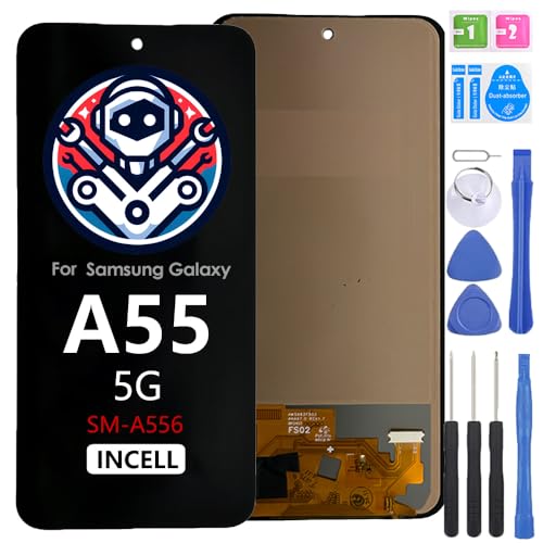 iYAiYO Bildschirm Ersatz Display LCD Touch Screen für Samsung Galaxy A55 SM-A556 incell Vormontiertes Display Mit Werkzeug iYAiYO Bildschirm Ersatz Display LCD Touch Screen für Samsung Galaxy A55 SM-A556 incell Vormontiertes Display Mit Werkzeug von iYAiYO