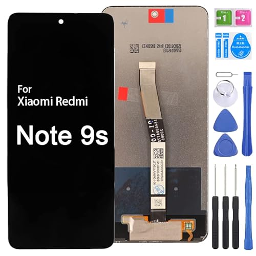 iYAiYO Display Digitalisierer Touchscreen Ersatzteil kompatibel mit Xiaomi Redmi Note 9S / Redmi Note 9 Pro / Redmi Note 9 Pro Max M2003J6A1G kompletter Bildschirm mit Werkzeugen - Schwarz iYAiYO Display Digitalisierer Touchscreen Ersatzteil kompatibel mit Xiaomi Redmi Note 9S / Redmi Note 9 Pro / Redmi Note 9 Pro Max M2003J6A1G kompletter Bildschirm mit Werkzeugen - Schwarz von iYAiYO