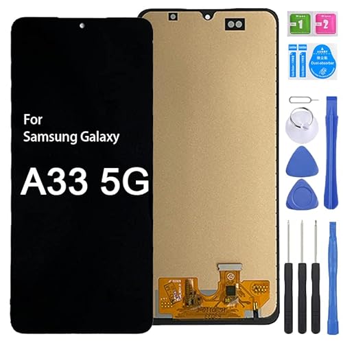 iYAiYO Incell Display Digitalisierer Touchscreen Ersatzteil kompatibel mit Samsung A33 5G Bildschirm komplett mit Werkzeugen - Schwarz iYAiYO Incell Display Digitalisierer Touchscreen Ersatzteil kompatibel mit Samsung A33 5G Bildschirm komplett mit Werkzeugen - Schwarz von iYAiYO