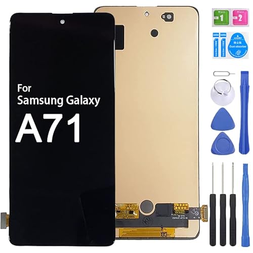 iYAiYO Incell Display Digitizer Touchscreen Ersatz kompatibel mit Samsung A71 SM-A715F, SM-A715F/DS, SM-A715F/DSN, SM-A715F/DSM, SM-A715W/SM-A715X kompletter Bildschirm mit Werkzeugen, Schwarz iYAiYO Incell Display Digitizer Touchscreen Ersatz kompatibel mit Samsung A71 SM-A715F, SM-A715F/DS, SM-A715F/DSN, SM-A715F/DSM, SM-A715W/SM-A715X kompletter Bildschirm mit Werkzeugen, Schwarz von iYAiYO