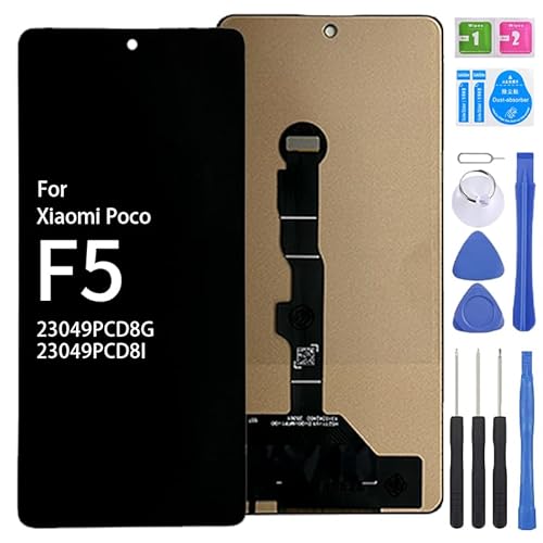 iYAiYO Incell Display Digitalisierer Touchscreen Ersatzteil kompatibel mit Xiaomi Poco F5 23049PCD8G, 23049PCD8I Bildschirm komplett mit Werkzeugen-Schwarz iYAiYO Incell Display Digitalisierer Touchscreen Ersatzteil kompatibel mit Xiaomi Poco F5 23049PCD8G, 23049PCD8I Bildschirm komplett mit Werkzeugen-Schwarz von iYAiYO
