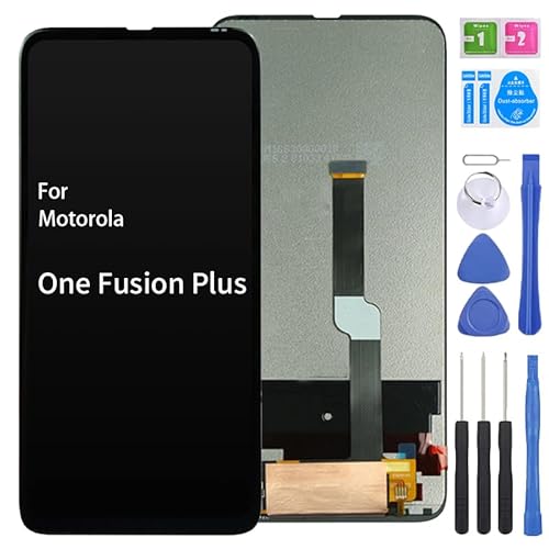 iYAiYO LCD-Display, Digitalisierer, Touchscreen, Ersatzteil kompatibel mit Motorola One Fusion Plus XT2067-2, kompletter Bildschirm mit Werkzeugen, Schwarz iYAiYO LCD-Display, Digitalisierer, Touchscreen, Ersatzteil kompatibel mit Motorola One Fusion Plus XT2067-2, kompletter Bildschirm mit Werkzeugen, Schwarz von iYAiYO