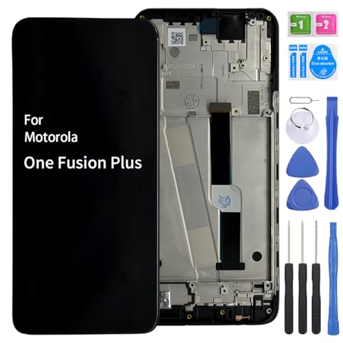 iYAiYO LCD-Display, Digitalisierer, Touchscreen, Ersatzteil kompatibel mit Motorola One Fusion Plus XT2067-2 Vollbildschirm mit Rahmen - Schwarz iYAiYO LCD-Display, Digitalisierer, Touchscreen, Ersatzteil kompatibel mit Motorola One Fusion Plus XT2067-2 Vollbildschirm mit Rahmen - Schwarz von iYAiYO