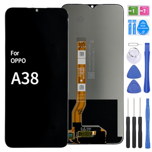 iYAiYO LCD-Display, Digitalisierer, Touchscreen, Ersatzteil kompatibel mit Oppo A38 CPH2579, kompletter Bildschirm mit Werkzeugen, Schwarz von iYAiYO