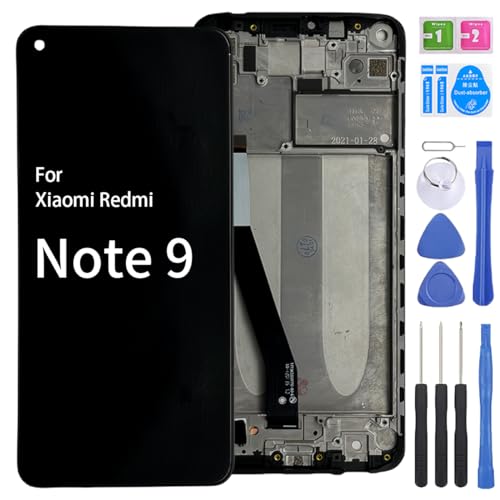 iYAiYO LCD-Bildschirm Digitalisierer Touchscreen Ersatz kompatibel mit Redmi Note 9 M2003J15SC, M2003J15SG kompletter Bildschirm mit Rahmen-Schwarz iYAiYO LCD-Bildschirm Digitalisierer Touchscreen Ersatz kompatibel mit Redmi Note 9 M2003J15SC, M2003J15SG kompletter Bildschirm mit Rahmen-Schwarz von iYAiYO