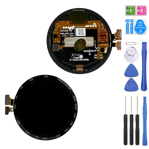 iYAiYO LCD-Display, Touchscreen, Ersatzteil kompatibel mit Honor Watch Magic 2, 46 mm, MNS-B19 MNS-B39, kompletter Bildschirm mit Werkzeugen, Schwarz von iYAiYO