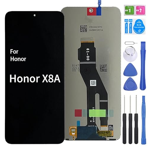 iYAiYO LCD-Display Digitalisierer Touchscreen Ersatz kompatibel mit Honor X8a CRT-LX1, CRT-LX2, CRT-LX3 Komplettbildschirm mit Werkzeugen-Schwarz iYAiYO LCD-Display Digitalisierer Touchscreen Ersatz kompatibel mit Honor X8a CRT-LX1, CRT-LX2, CRT-LX3 Komplettbildschirm mit Werkzeugen-Schwarz von iYAiYO