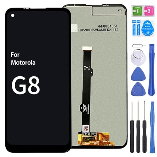 iYAiYO LCD-Display Digitalisierer Touchscreen Ersatz kompatibel mit Motorola G8 XT2045-1 Komplettbildschirm mit Werkzeugen-Schwarz iYAiYO LCD-Display Digitalisierer Touchscreen Ersatz kompatibel mit Motorola G8 XT2045-1 Komplettbildschirm mit Werkzeugen-Schwarz von iYAiYO
