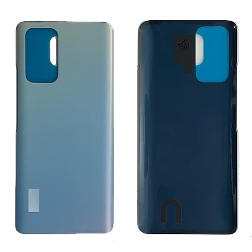 iYAiYO Rückdeckel Glas für Xiaomi Redmi Note 10 PRO M2101K6G, M2101K6R Ersatzteil des Gehäuses Batterieabdeckung Rückseite mit vorinstalliertem Aufkleber-Blau von iYAiYO