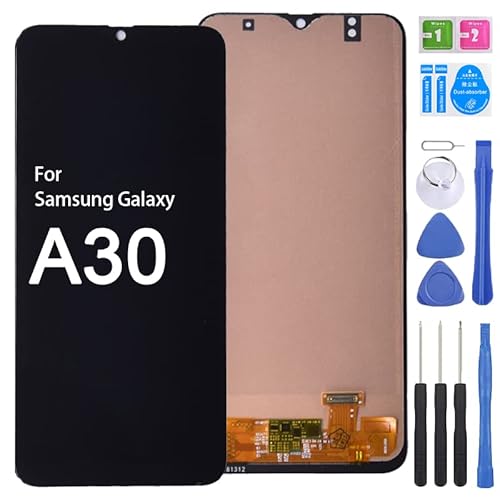 iYAiYO TFT-Display Digitalisierer Touchscreen Ersatz kompatibel mit Samsung A30 Komplettbildschirm mit Werkzeugen-Schwarz iYAiYO TFT-Display Digitalisierer Touchscreen Ersatz kompatibel mit Samsung A30 Komplettbildschirm mit Werkzeugen-Schwarz von iYAiYO