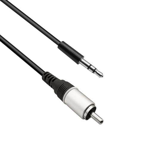 iYueMps 1m Cinch auf Klinke Kabel, 3,5mm auf Cinch Stecker Audio Kabel RCA zu 3,5mm Kabel für Verstärker, Heimkino, Fernsehen, DVD iYueMps 1m Cinch auf Klinke Kabel, 3,5mm auf Cinch Stecker Audio Kabel RCA zu 3,5mm Kabel für Verstärker, Heimkino, Fernsehen, DVD von iYueMps