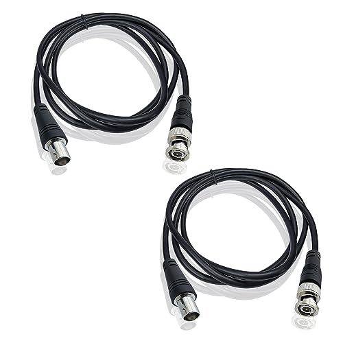 iYueMps 2 Stück 1m BNC kabel Koaxialkabel BNC Stecker auf Buchse Verlängerungskabel CCTV Video Kabel für SDI Koax von iYueMps