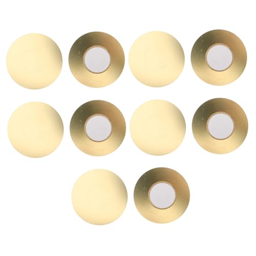 ibasenice 10 Stück Pickup-Summer gitarre zubehör Akustik -Pickup -Wandler für Instrumente Akustisches Mikrofon für akustische Gitarren Schallsensor für akustische Instrumente Keramik Beige von ibasenice